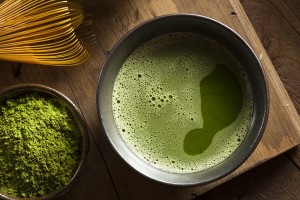 Premium Matcha Tee frisch zubereitet
