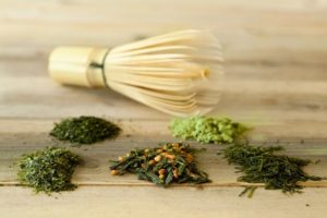 Herstellung des japanischen Matcha Grüntees