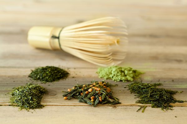 Herstellung des japanischen Matcha Grüntees
